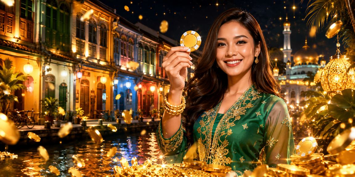 Pengguna di Pulau Pinang menyambut Hari Raya sambil bermain jackpot bos96 pada telefon pintar