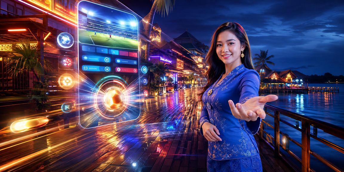 Pengguna perempuan di Sabah menyemak odds pertaruhan bos96 melalui telefon pintar